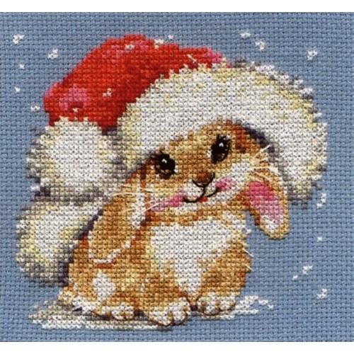 Cross stitch kit - Winter bunny Cross stitch kit - Winter bunny