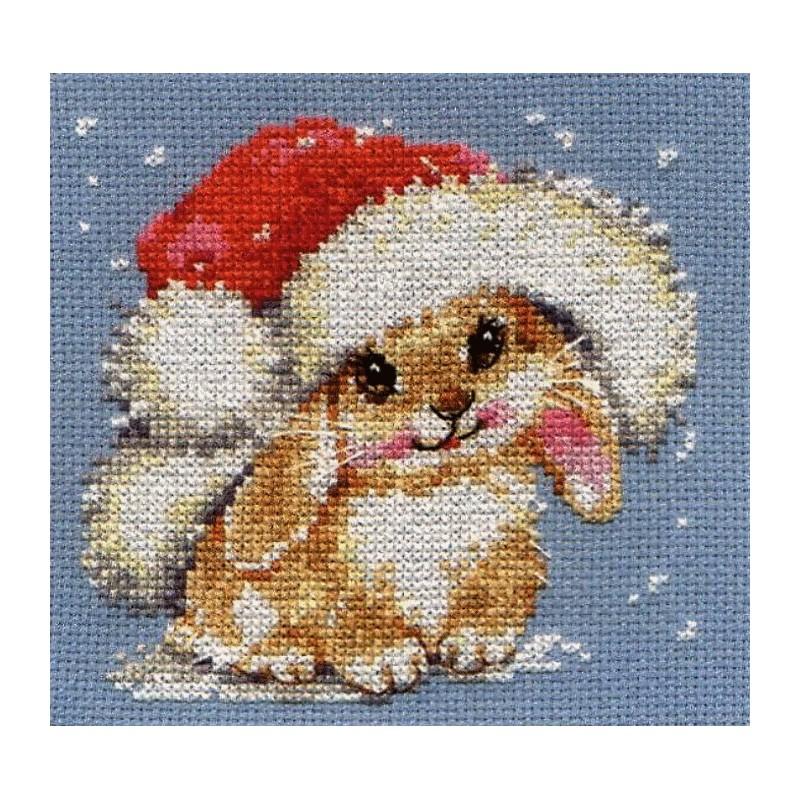 Counted Cross Stitch Kit ALISA 0-95 /"Winter bunny/"