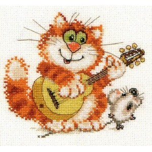 ALI 0-112 Cross stitch kit - Sing the song