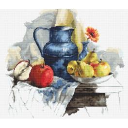 ZN 8719 Cross stitch tapestry kit - Still life with fruit