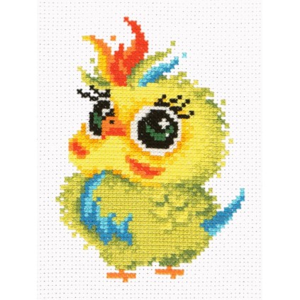 MN 10-31 Kit Cross Stitch - Little Parrot