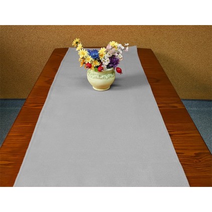 977-12 Runner Aida 40x90 cm (1,3x3 ft) harmaa