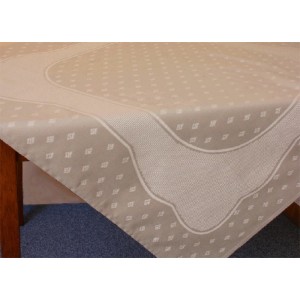 927-01 Tablecloth Land 90x90 cm natural