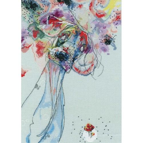 Cross stitch set - Colour outside your lines Cross stitch set - Colour outside your lines