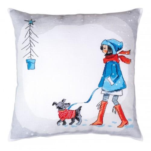 Cross stitch set - Winter walk Cross stitch set - Winter walk