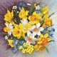 GC 8890 Patrón punto de cruz - Flores de primavera