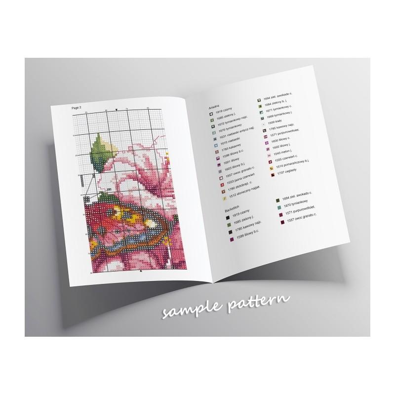 Smile of Autumn Digital PDF and CSSaga. Cross Stitch Pattern
