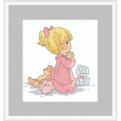 GC 10070 Cross Stitch -kuvio - Tyttöjen rukous