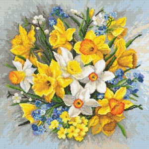 Z 8892 Cross stitch kit - Spring flowers II