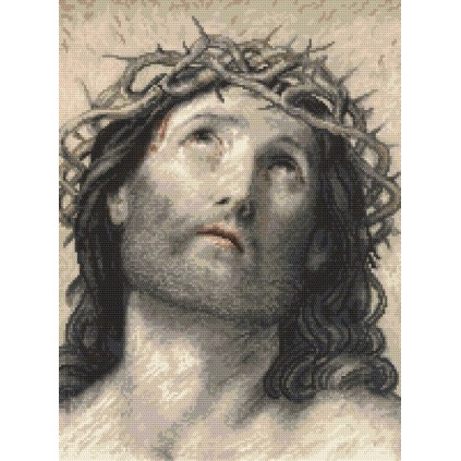 GC 8889 Kryssstingmønster - Jesus Kristus av Guido Reni