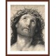 En 8889 Tapestry Aida - Jesus Kristus av Guido Reni