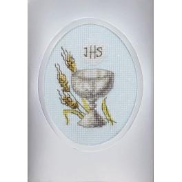 W 8736-01 ONLINE pattern pdf - Holy communion card - Cup