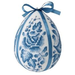 ZU 8896 Cross stitch kit - Porcelain Easter egg