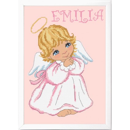 Zn 10095 Cross Stitch Tapestry Kit - Little Angel for a Girl