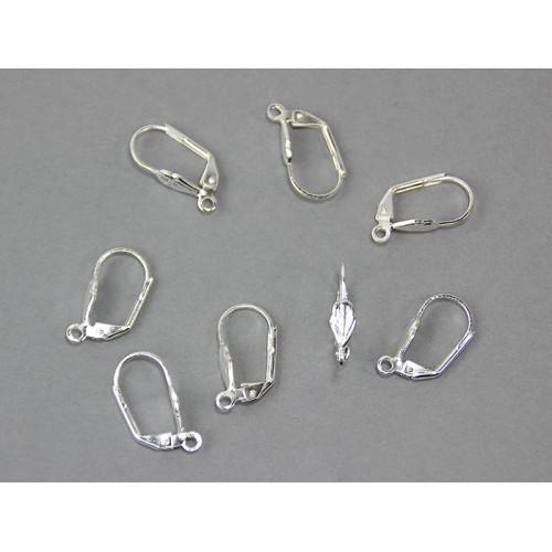 Earwires 20 mm colour silver Earwires 20 mm colour silver