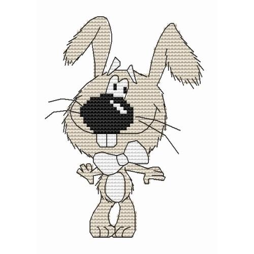 Z 8324 Cross stitch kit - Happy bunny Z 8324 Cross stitch kit - Happy bunny