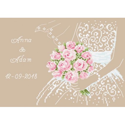 Z 8745 Kit Cross Stitch - Local de casamento
