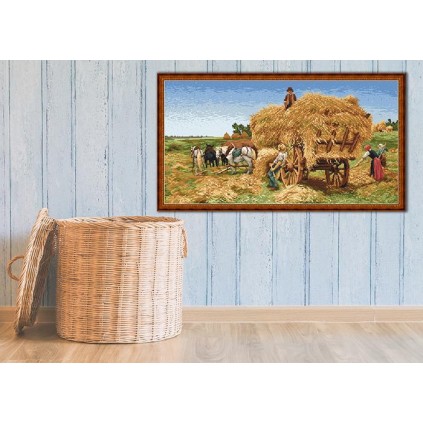 GC 742 Cross Stitch Pattern - Haymaking