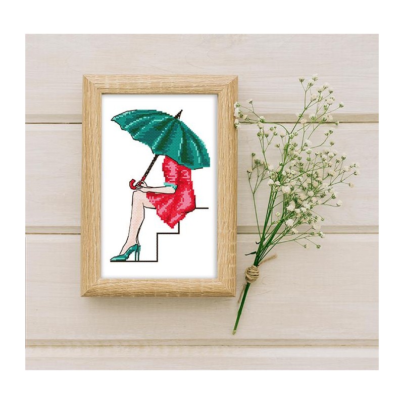 Umbrella Ornament - Counted Cross Stitch Kit - NeedleMagic NMI – Embroidery  Outpost