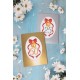 Gu 8905 Cross Stitch Pattern - Card - Kultaiset häät