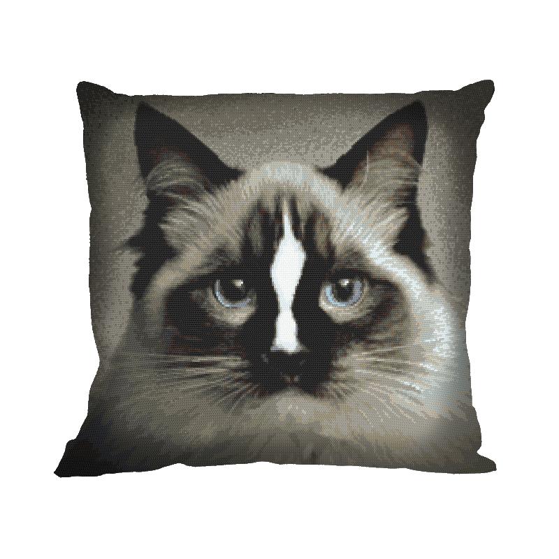 ragdoll cat pillow