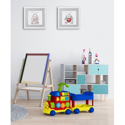 En 8758 Tapestry Aida - Funny Bunny - Jeg elsker deg