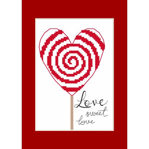 Heart Cross Stitch Chart