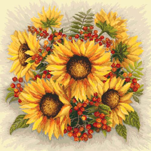 Z 8936 Cross stitch kit - Sunflowers