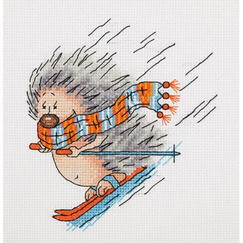 Cross stitch kit - Winter Hedgehog Cross stitch kit - Winter Hedgehog