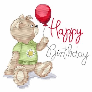 Z 8775 Cross Stitch Kit - Alles Gute zum Geburtstag