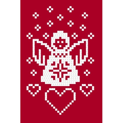 Zu 8871 Cross Stitch Kit - Card - Angel