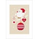 GU 8790 Cross Stitch Pattern - Christmas Postcard - Bird