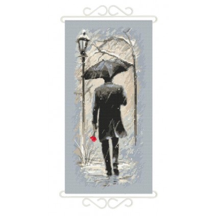 Z 10154 Kit Cross Stitch - Reunião de inverno