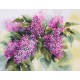 Ali 2-45 Cross Stitch Kit - Vesiväri lila