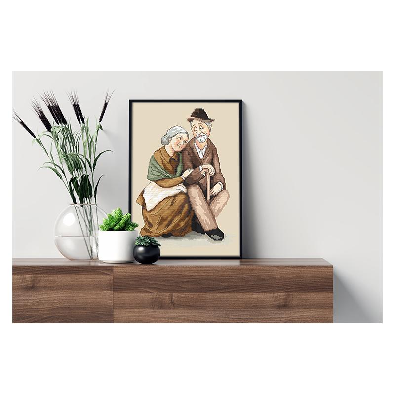 Cross stitch kit - Alabaster lady