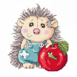 GC 8799 Cross stitch pattern - Delightful hedgehog