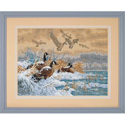 Dim 35205 Cross Stitch Kit - Retiro de inverno
