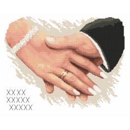 GC 10170 Cross stitch pattern - Wedding memory - Hands