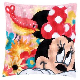 VPN-0167644 Cross stitch tapestry kit - Cushion - Minnie has secret