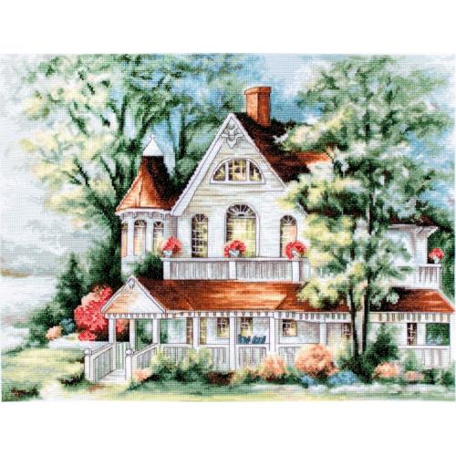 Cross stitch kit - The lake house Cross stitch kit - The lake house