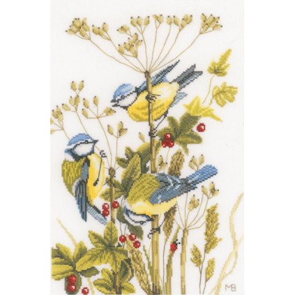 LPN -0156945 Cross Stitch Kit - Blaue Titten