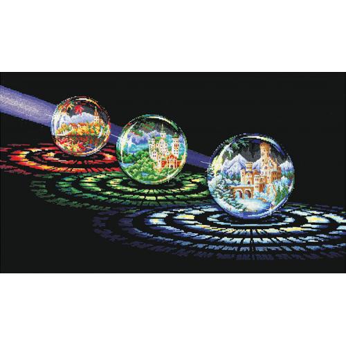 Cross stitch kit - Spheres of wishes Cross stitch kit - Spheres of wishes