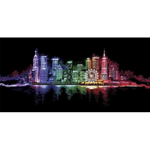 Cross stitch kit - Night town Cross stitch kit - Night town