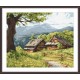 GC 10212 Padrão de ponto cruzado em papel - Mountain Cottages