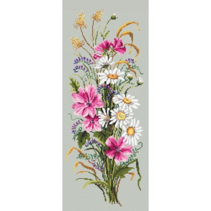 ZK 10214 Kit med perler - haug med ville blomster
