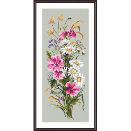 ZK 10214 Kit med perler - haug med ville blomster