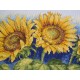 Mer K -125 Cross Stitch Kit - Bright Sunflowers