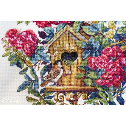 Mer K -150 Cross Stitch Kit - Rose Bush