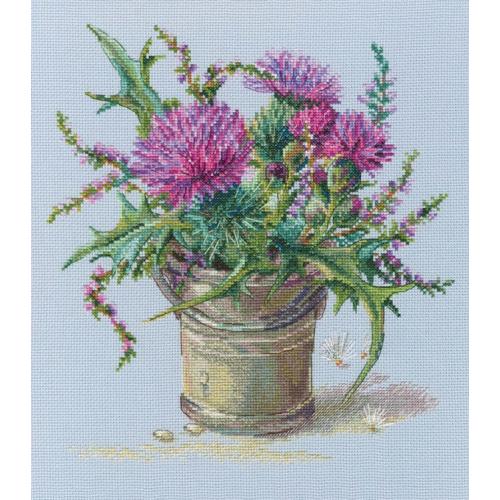 Cross stitch kit - Scottish thistle Cross stitch kit - Scottish thistle