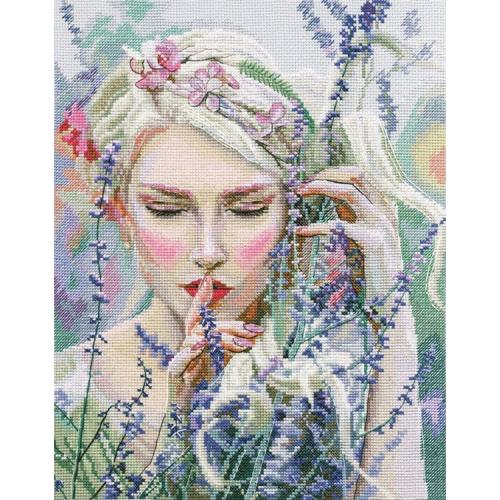 Cross stitch kit - Listening to the silence Cross stitch kit - Listening to the silence